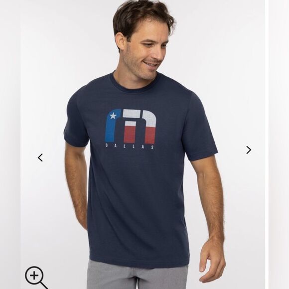 TRAVIS MATHEW Large Logo Tee - Picture 1 of 6